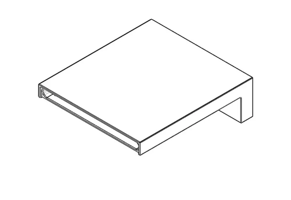 DORNBRACHT Auslauf ERSATZTEILE 091174042 200 x 180 x 60 mm Dark Platinum gebürstet, 091174042-99 Galeriebild 1